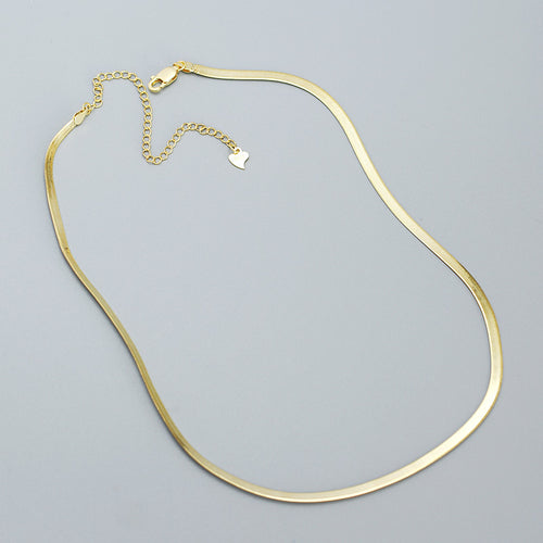 ESSENTIALS - Sleek Halskette Gold