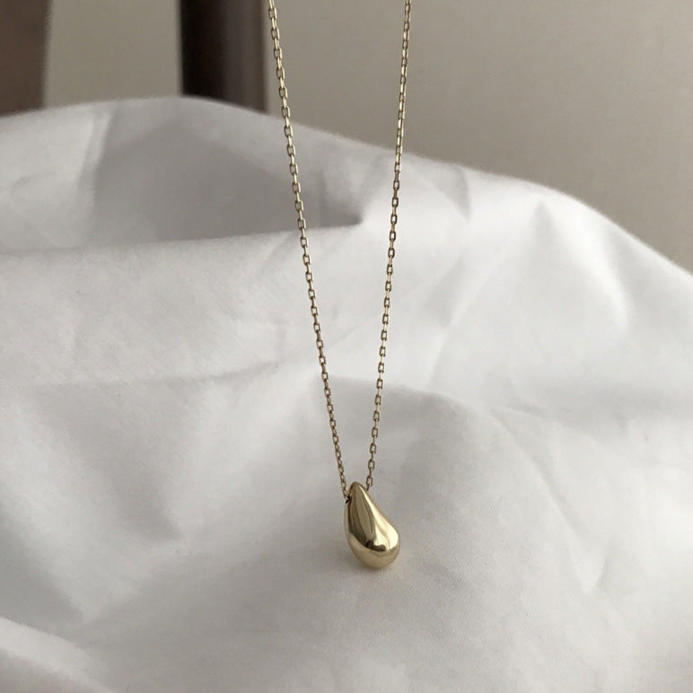 ESSENTIALS - Drop Necklace Silver