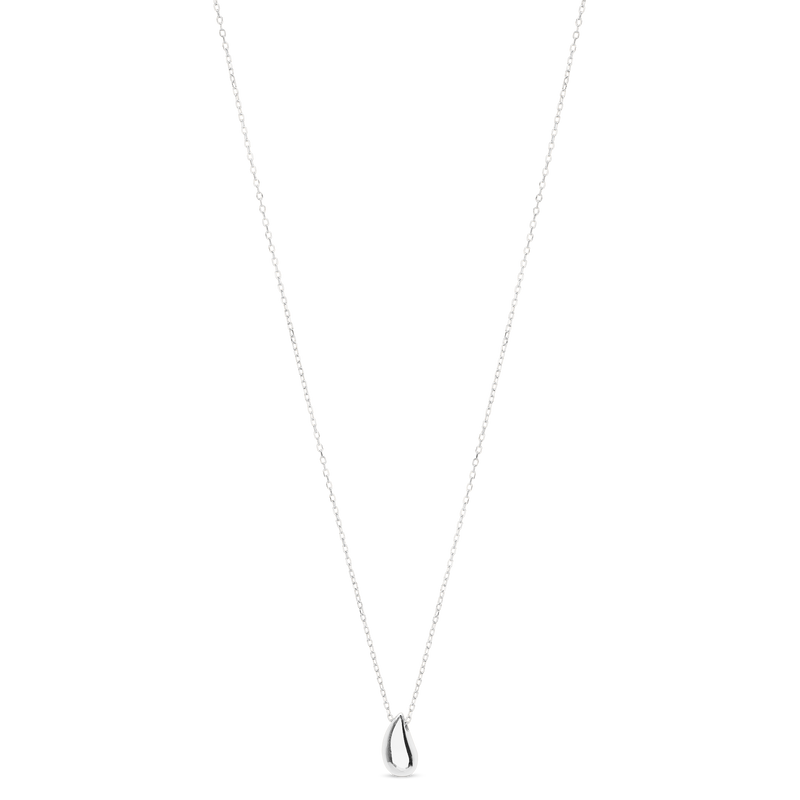 ESSENTIALS - Drop Necklace Silver