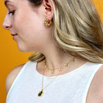IRON QUEEN - Twist Earrings Gold