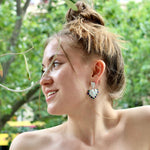 TRIBUTE TO KLIMT - Enchanted Green Earrings