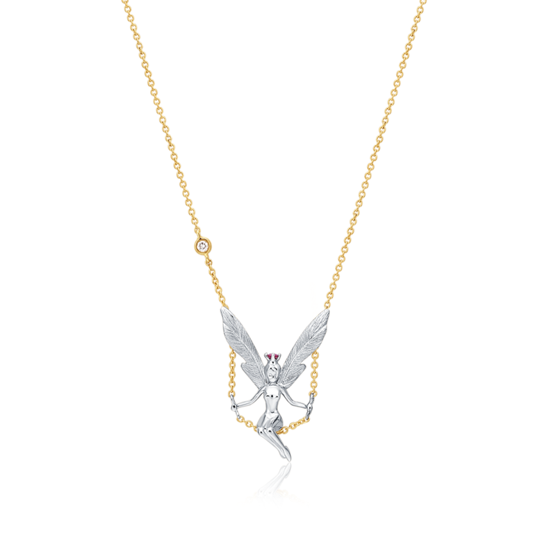 DATURA • Astra - Pink Sapphire and Diamond Necklace