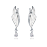 DATURA • Astra - Diamond and Mother-of-Pearl Earrings
