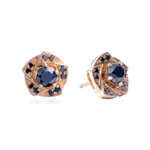 DATURA • Blossom - Black Diamond Earrings