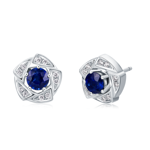 DATURA • Blossom - Sapphire Earrings