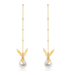 DATURA • Astra - Diamond and Pearl Earrings