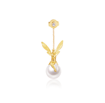 DATURA - ASTRA - Ohrring mit Diamant und Perle