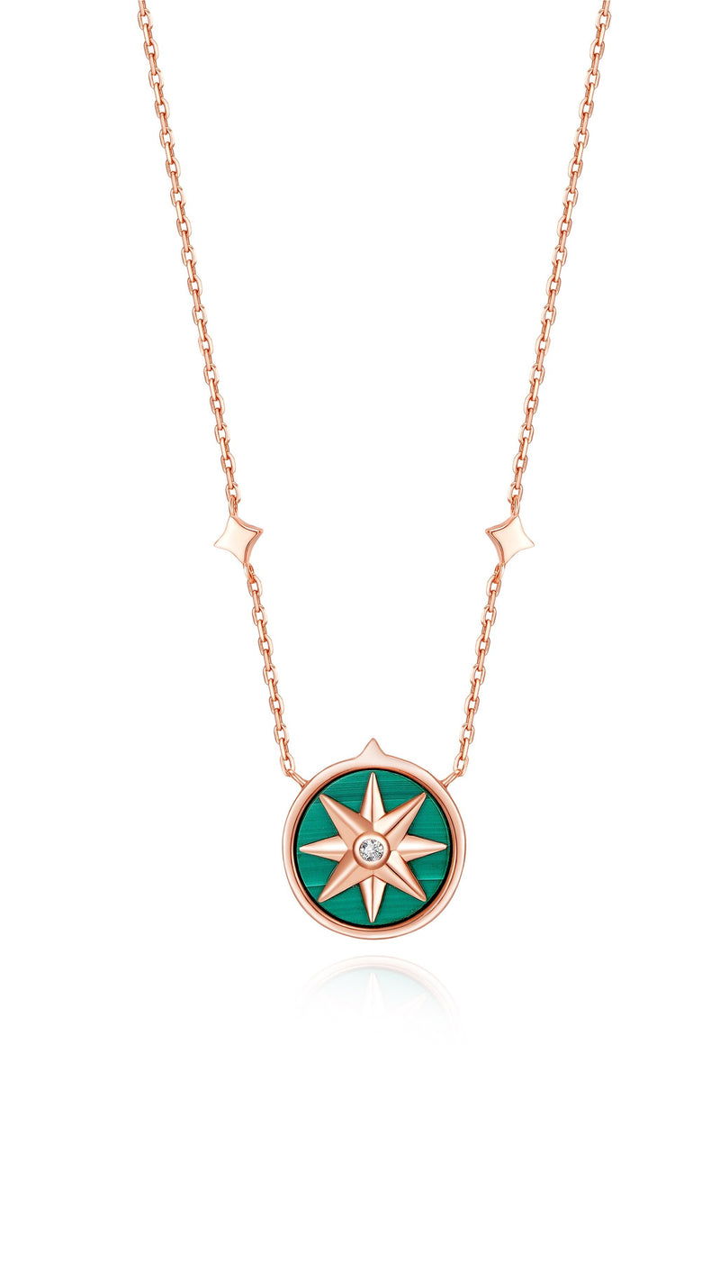 Green Star Necklace