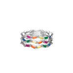 RAINBOW - Sterling Silber Ring