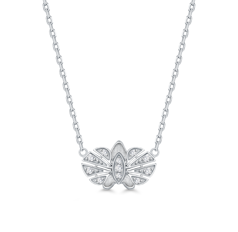 FLORA & FAUNA - Diamond and White Gold Necklace