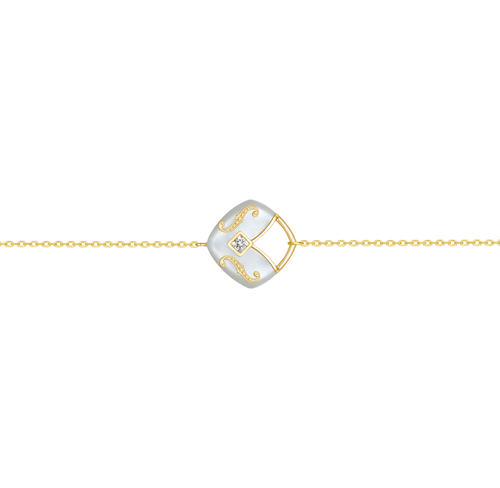 CONCERTO -  Armband aus Perlmutt und Diamant