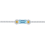 FLORA & FAUNA - Aquamarine, Yellow Sapphire and Diamond Bracelet