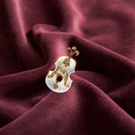 CONCERTO - Ruby and Mother-of-Pearl Brooch